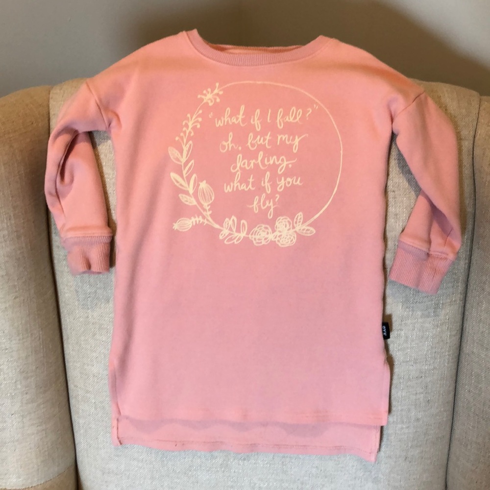 Little Girls Sweatshirt Dress